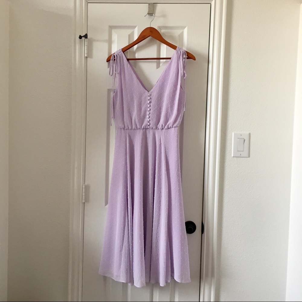 Gal Meets Glam Hillary Clip Dot Dress
